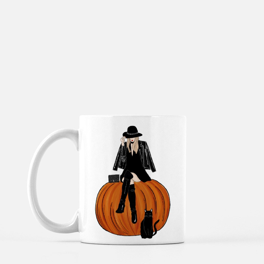 The Pumpkin Fashionista (Blonde) Mug 11oz.