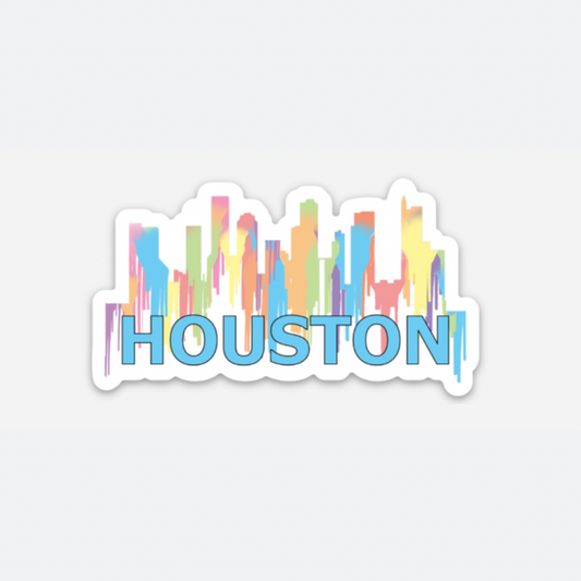 Houston Skyline Sticker
