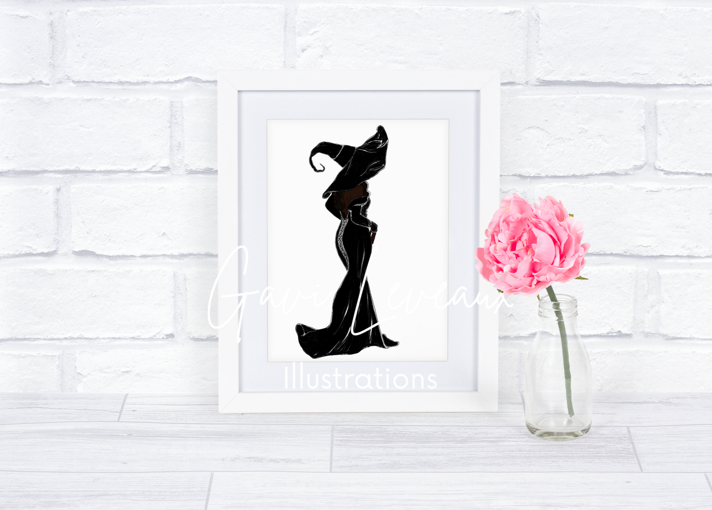 The Witch Fashionista Art Print