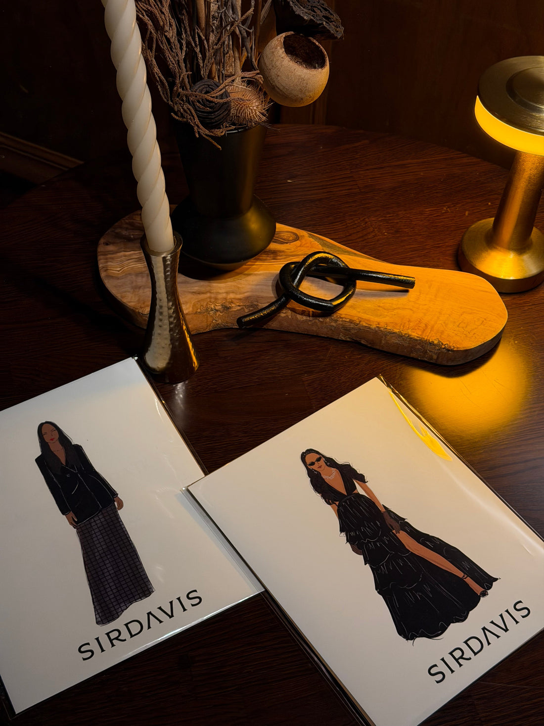 Live Fashion Illustration for SirDavis International Women’s Day Event | Luxury Event Artist Houston