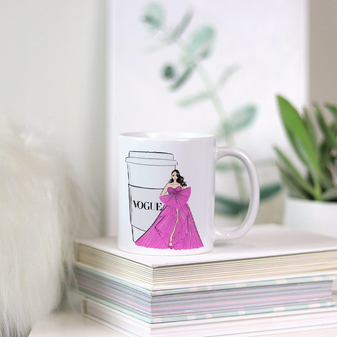 The Coffee and Couture Fashionista Mug 11oz.