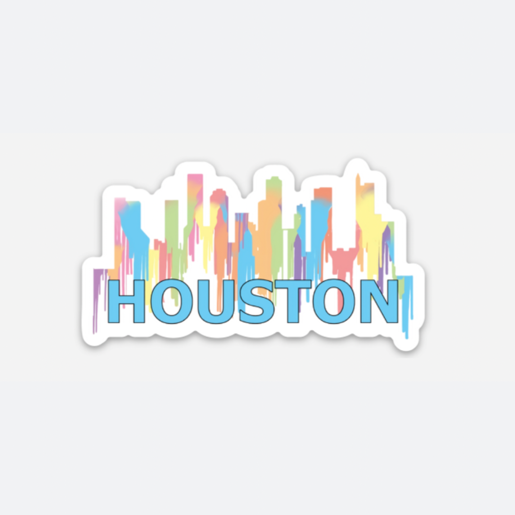 Houston Skyline Sticker
