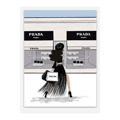 The Prada Fashionista Sticker