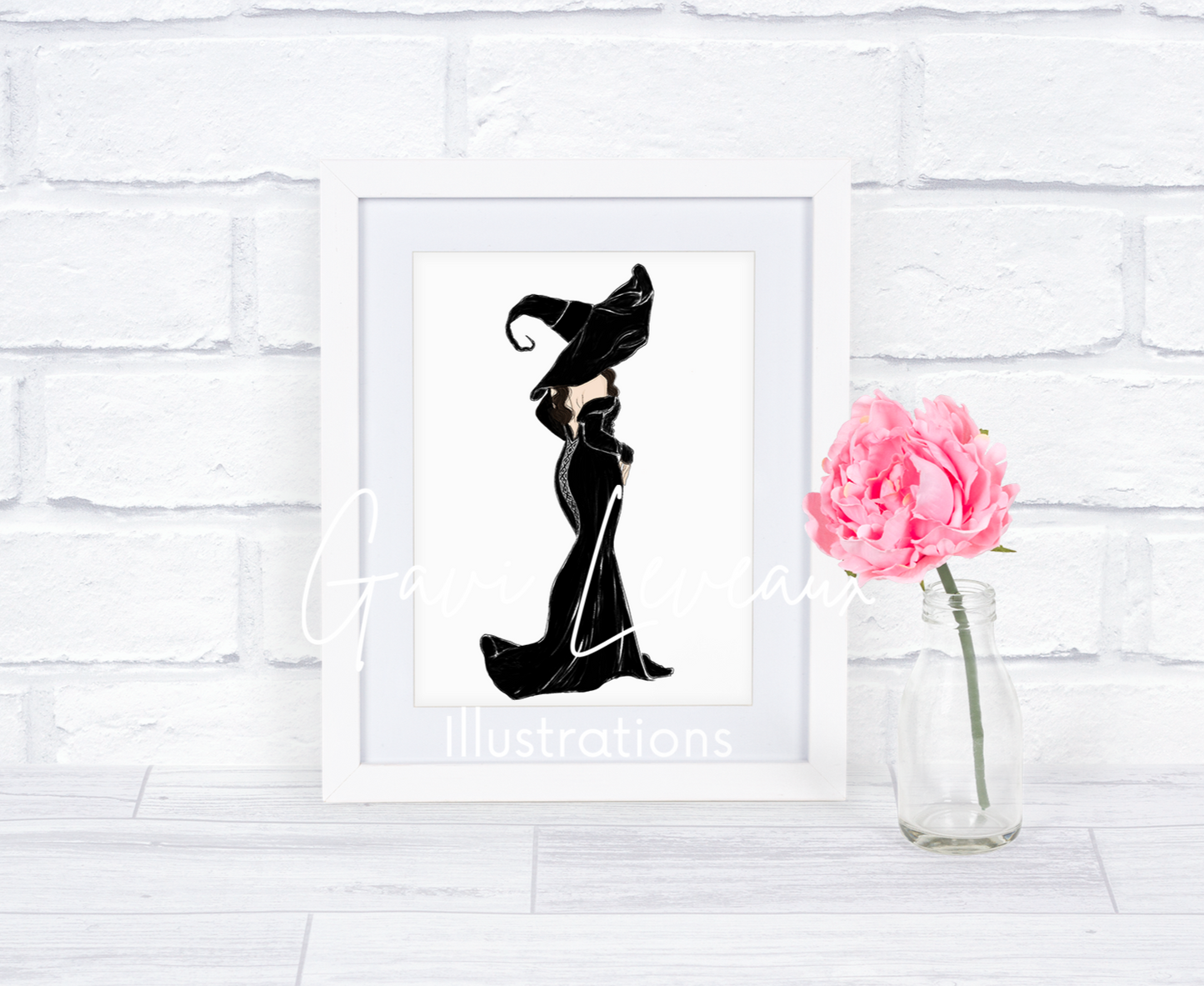 The Witch Fashionista Art Print