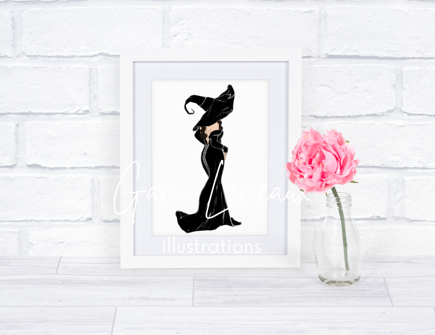 The Witch Fashionista Art Print