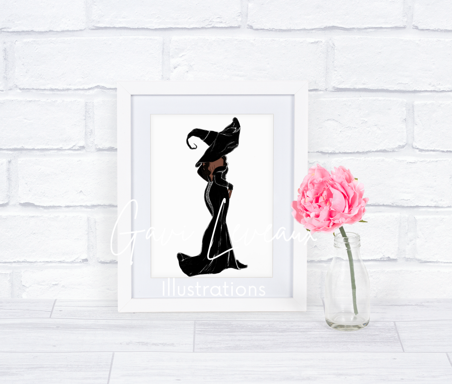 The Witch Fashionista Art Print