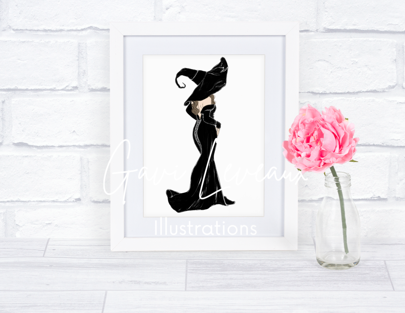 The Witch Fashionista Art Print
