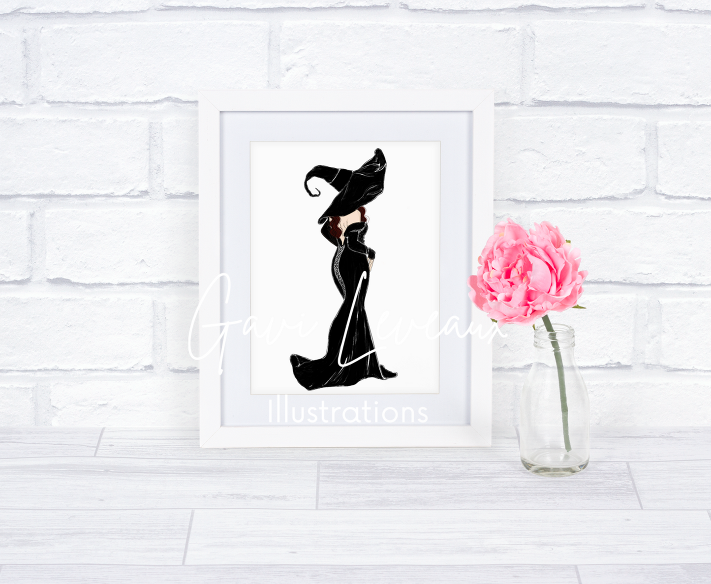 The Witch Fashionista Art Print