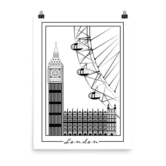 I Love London Art Print