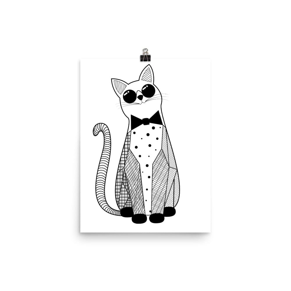 Jazz Cat Art Print